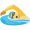 Person Swimming emoji on Facebook